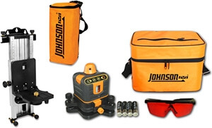 Johnson Level Manual-Leveling Rotary Laser Level Kit 40-6507