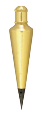 Johnson Level 24 oz. Brass Plumb Bob Model 124