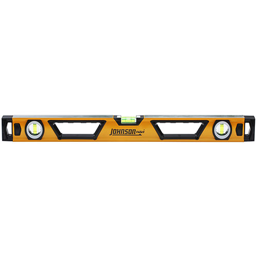 Johnson Level 24 Professional Aluminum Box Beam Level 1741-2400