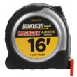 Johnson Level 16' X 1-1/16" JobSite Magnetic Power Tape 1806-0016 ES4867