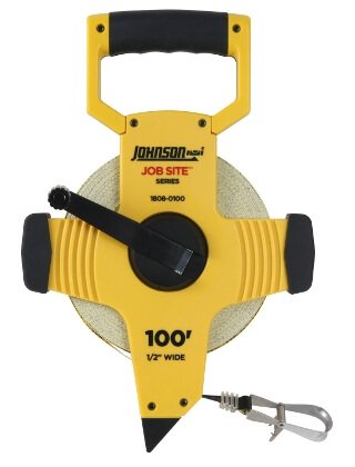 Johnson Level 100 JobSite Open Reel Fiberglass Tape 1808-0100