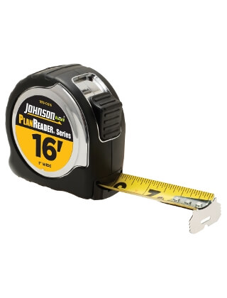 Johnson Level 16 X 1 PlanReader Power Tape 1819-0016