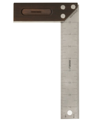 Johnson Level 8 Professional Carbonized Bamboo Try Square 1940-0800