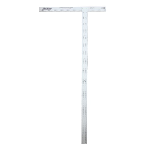 Johnson Level 1200mm Aluminum Metric Drywall T-Square JTS1200 ES4986