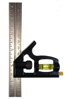 Johnson Level 6 Inch/Metric Professional Combination Square - 406EM ES5046