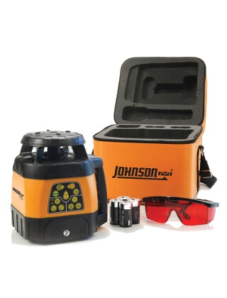 Johnson Level Electronic Self-Leveling Horizontal &amp; Vertical Rotary Laser - 40-6526 ES5069