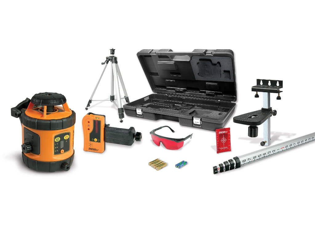 Johnson Level SelfLeveling Rotary Laser System 406517 EngineerSupply