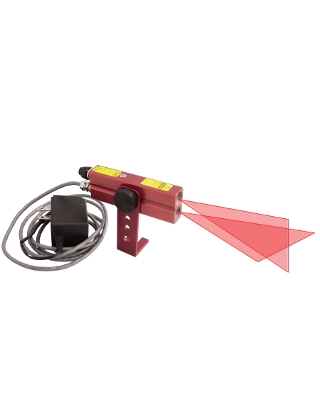 Johnson Level Red Industrial Alignment Cross-Line Laser Level 110V AC - 40-6230 ES5086