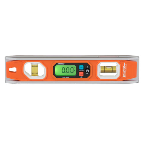  Johnson Level 10 inch Magnetic Programmable Digital Torpedo Level - 1435-1000D