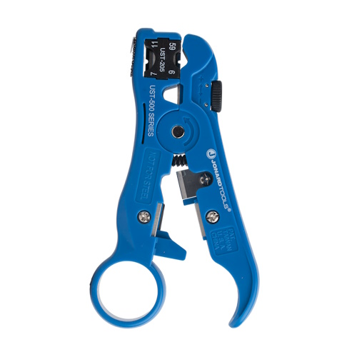 Jonard Tools - Universal Cable Stripping Tool for COAX, Network, and Telephone Cables - UST-500