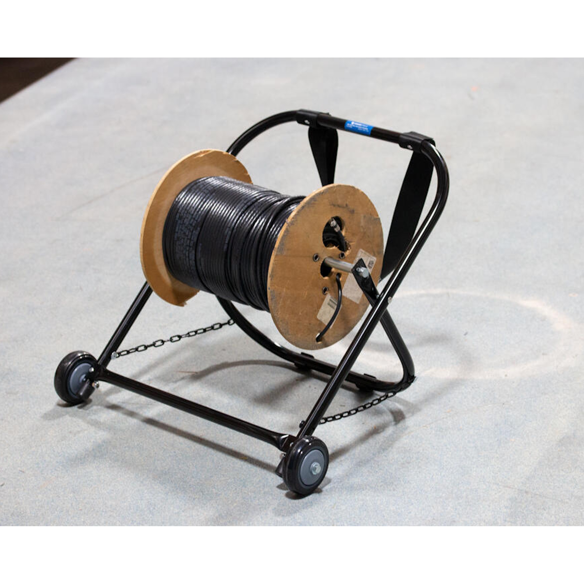 Cable Caddy with Wheels & Pull Strap
