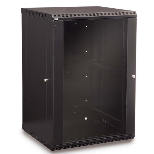 Kendall Howard 18U Linier Fixed Wall Mount Cabinet - 23 1/2" x 35" (3 Doors Available)