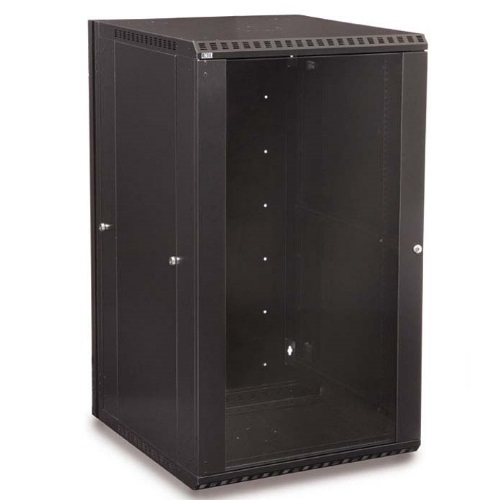 Kendall Howard 22U Linier Swing-Out Wall Mount Cabinet - 23 1/2" x 42" (3 Doors Available)