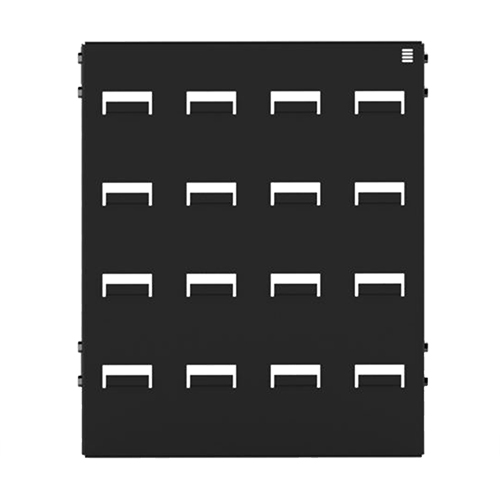 Photograph of Kendall Howard 15" x 18" LAN Station Louvered Panel - 5200-3-410-00