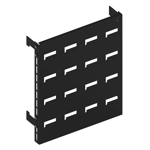  Kendall Howard 15" x 18" LAN Station Louvered Panel - 5200-3-410-00