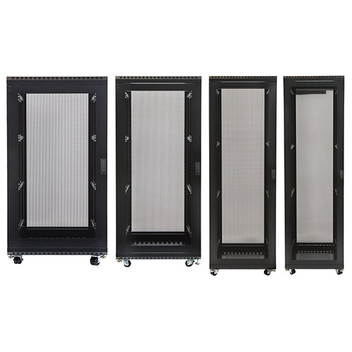 Kendall Howard 3102 Convex/Glass Door Series Linier Full Size Server Cabinets - (4 Sizes Available)