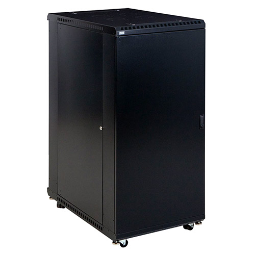 Kendall Howard 3104 Solid/Convex Door Series Linier Full Size Server Cabinets - (4 Sizes Available)