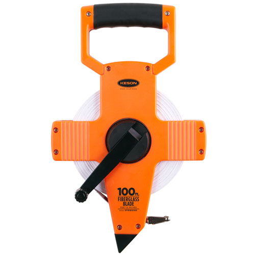 Keson OTR Series 100' Two-Sided Fiberglass Blade Measuring Tape (3 Models Available)