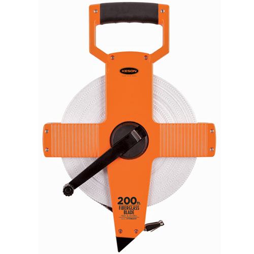 Keson OTR Series 200&#39; Fiberglass Blade Measuring Tape (2 Models Available)