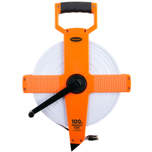 Keson OTR Series 100 Meter Two-Sided Fiberglass Blade Measuring Tape - OTR100MM