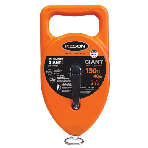 Keson 130 ft Giant Chalk Line Reel - G130