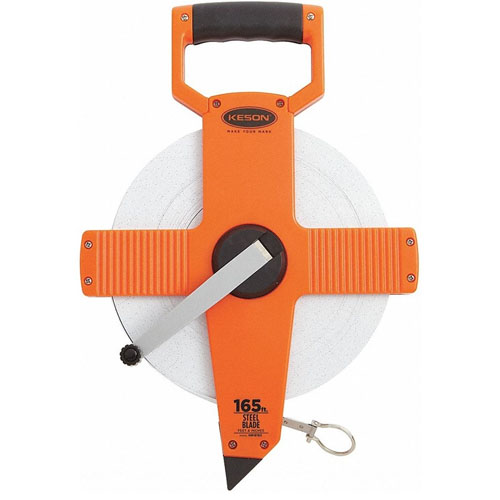  Keson NR Series 165&#39; Steel Blade Measuring Tape (3 Models Available)