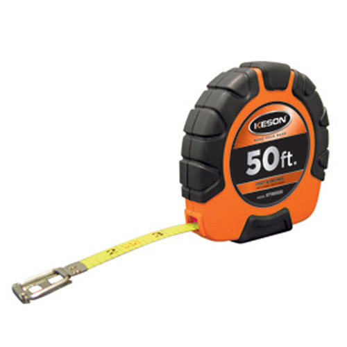 Keson ST3X Series 50&#39; Steel Blade Measuring Tape with Speed Rewind (2 Models Available)