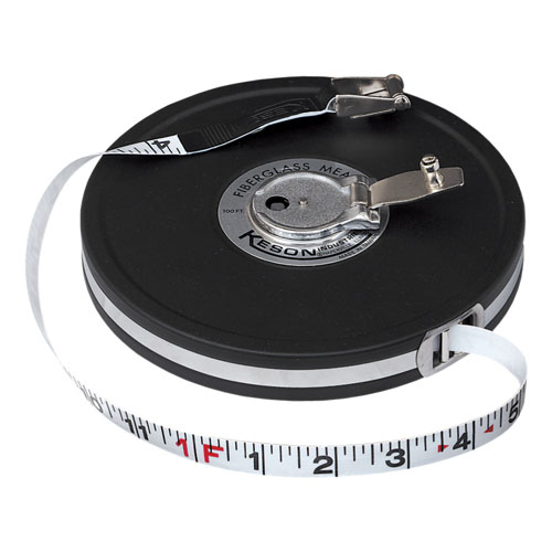  Keson MC Series 100&#39; Fiberglass Blade Measuring Tape (2 Models Available)