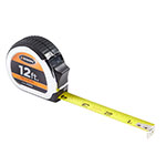 Keson Chrome Series 12' Short Tape Measure - Feet, 10ths, 100ths - PG1012 ET10240