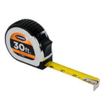Keson Chrome Series 30' Short Tape Measure - Feet, Inches, 8ths, 16ths - PG1830 ET10249