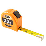 Keson Toggle Series 25 ft Short Tape Measure - Feet, Inches, 8ths, 16ths - PGT1825V ET10261