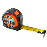 Keson 25 ft Wide Blade Short Tape - Feet, Inches, 10ths, 100ths, and 8ths, 16ths - PG181025WIDEV ET10287