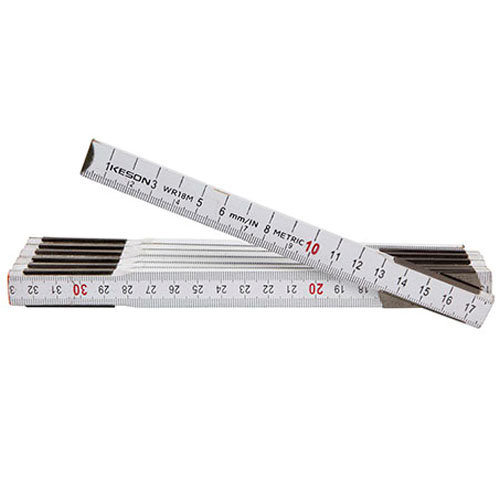  Keson Metric Wood Ruler - WR18M