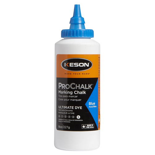 Keson 5 oz ProChalk Ultimate Dye - Case of 12 - Blue - 5BD
