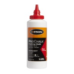 Keson 8 oz Prochalk Permanent Marking Chalk - Case of 12 - Red - PM8RED ET10883