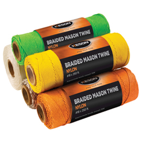  Keson 1000 ft. Braided Mason Twine - Black and White - BWB1000