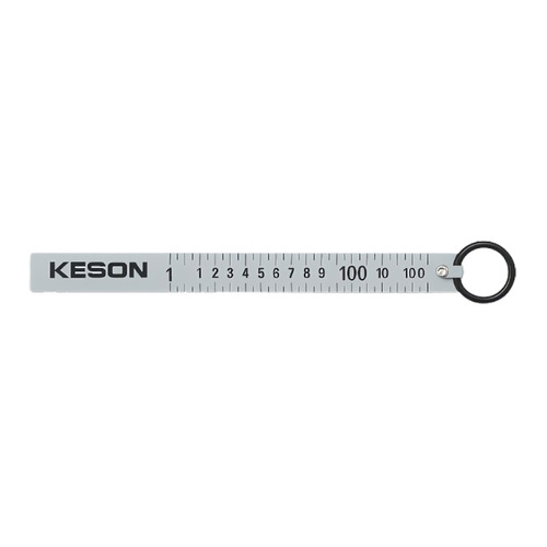 Keson Replacement Blade for 100 M Steel Blade Measuring Tape with Ring End, Metric - NRF100ME