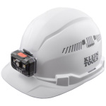 Klein Tools - Hard Hat, Vented, Cap Style with Rechargeable Headlamp, White (60113RL) ET13684