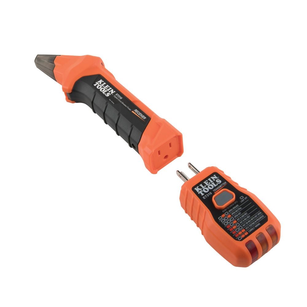 Klein Digital Cicuit Breaker Finder with GFCI Outlet Tester (ET310)