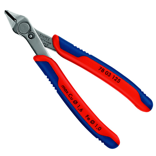  Knipex 5&quot; INOX Stainless Steel Electronic Super Knips - 54 HRC (78 03 125)