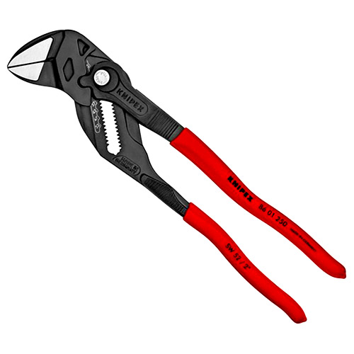 Knipex 10 in. Pliers Wrench, Black Finish