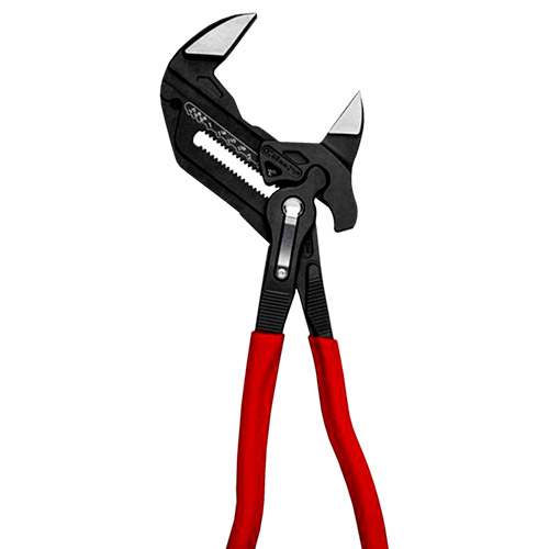 Knipex 12" Pliers Wrench with Non-Slip Plastic Grip (86 01 300)