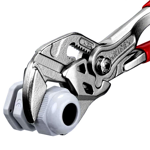 Knipex 6" Pliers Wrench with Plastic Coated Grip (86 03 150)