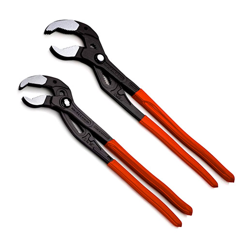 Knipex Cobra XL/XXL High-Tech Water Pump Pliers with Plastic Coated Grip - (2 Sizes Available)
