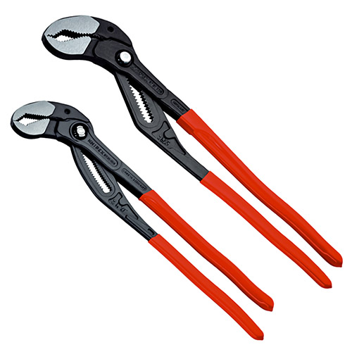  Knipex Cobra XL/XXL High-Tech Water Pump Pliers with Plastic Coated Grip - (2 Sizes Available)