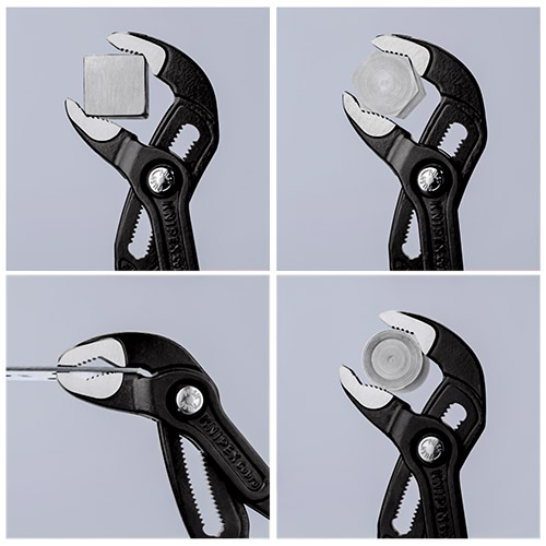 Knipex 10" Cobra High-Tech Water Pump Pliers with Multi-Component Grip (87 02 250)