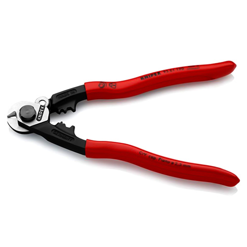 Knipex 7 1/2&quot; Wire Rope Shears (95 61 190)