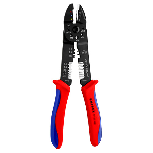 Knipex 9 1/2&quot; Crimping Pliers with Multi-Component Grip (97 22 240) 