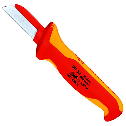  Knipex 7 1/4&quot; Cable Knife with 1000V Insulated Grips (98 54)