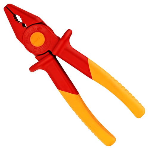 Knipex Plastic Pliers with 1000V Insulated Grip (2 Options Available